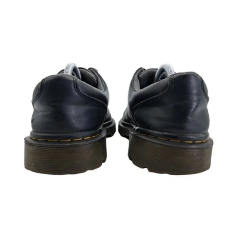 Dr Martens Kent Shoes Mens Size 9 Black Leather Lace Up Casual Lug Sole Oxford